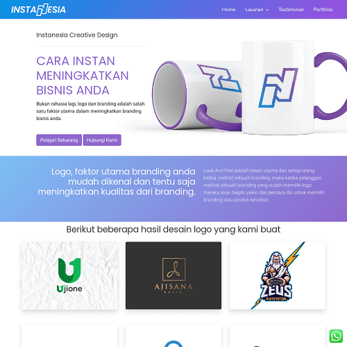 Instanesia - Jasa Desain Logo Branding & Pembuatan Website