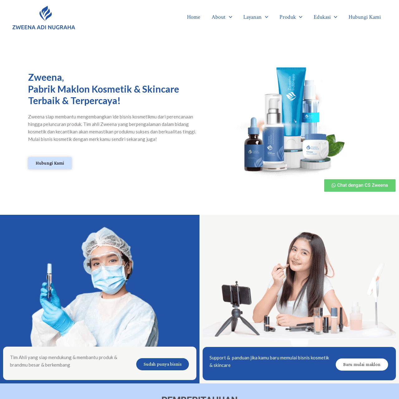 Pabrik Maklon Kosmetik - Zweena Adi Nugraha
