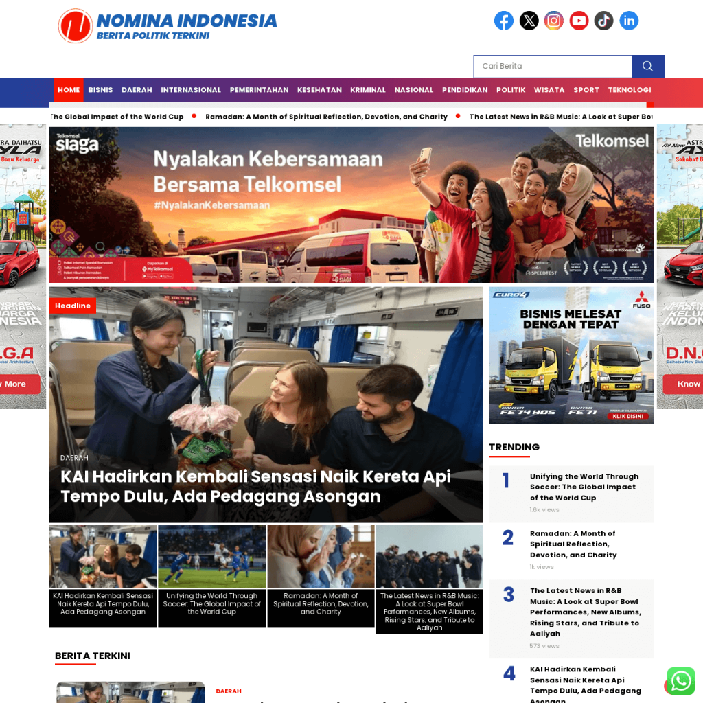 portofolio web berita 1