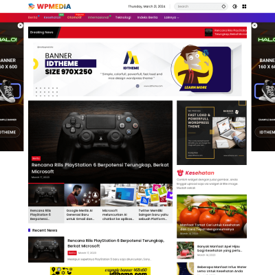 portofolio web berita 3